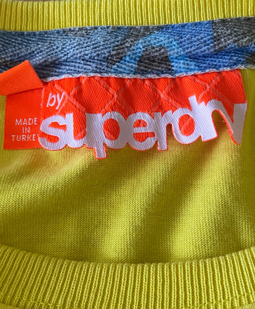 Superdry Yellow T-Shirt - Inner LAbel