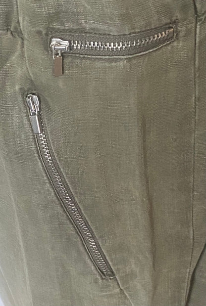 ZARA Khaki Trousers Size M - NEW with Tags
