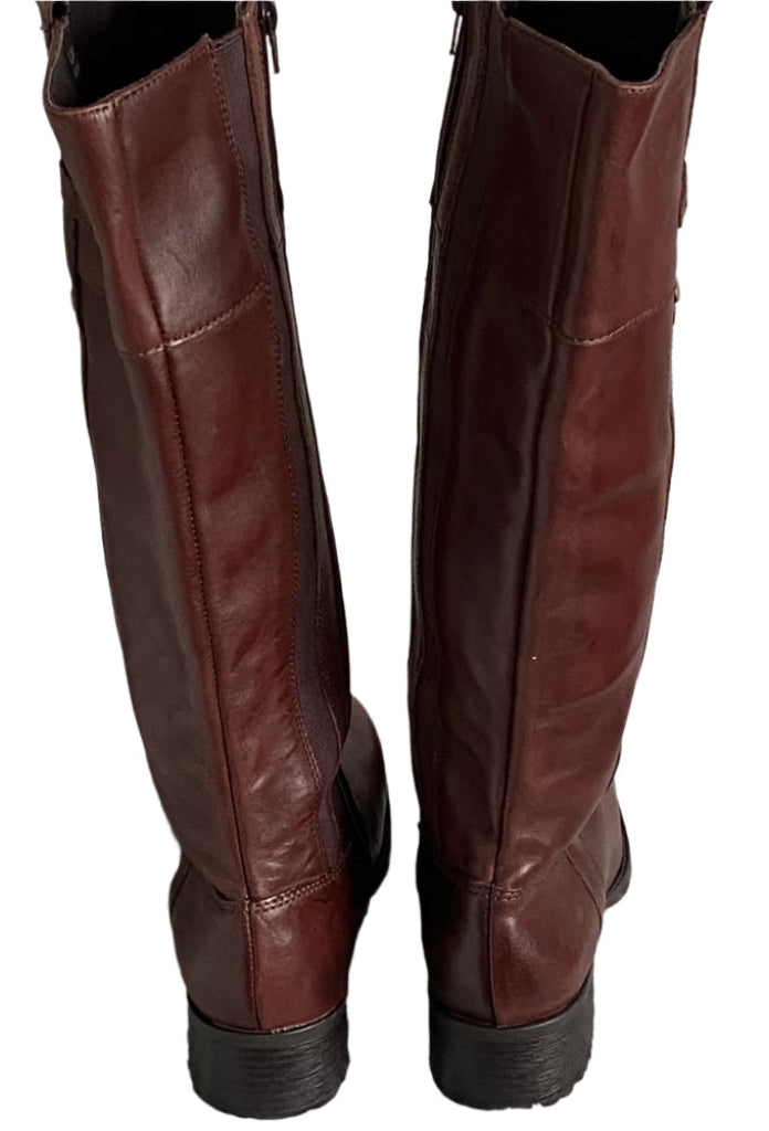 M&S Footglove Leather Boots - UK7.5 - Back