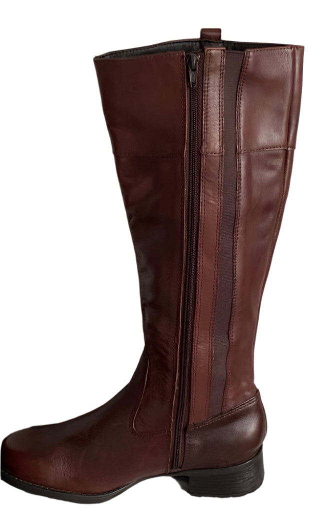 M&S Footglove Leather Boots - Inner Zip