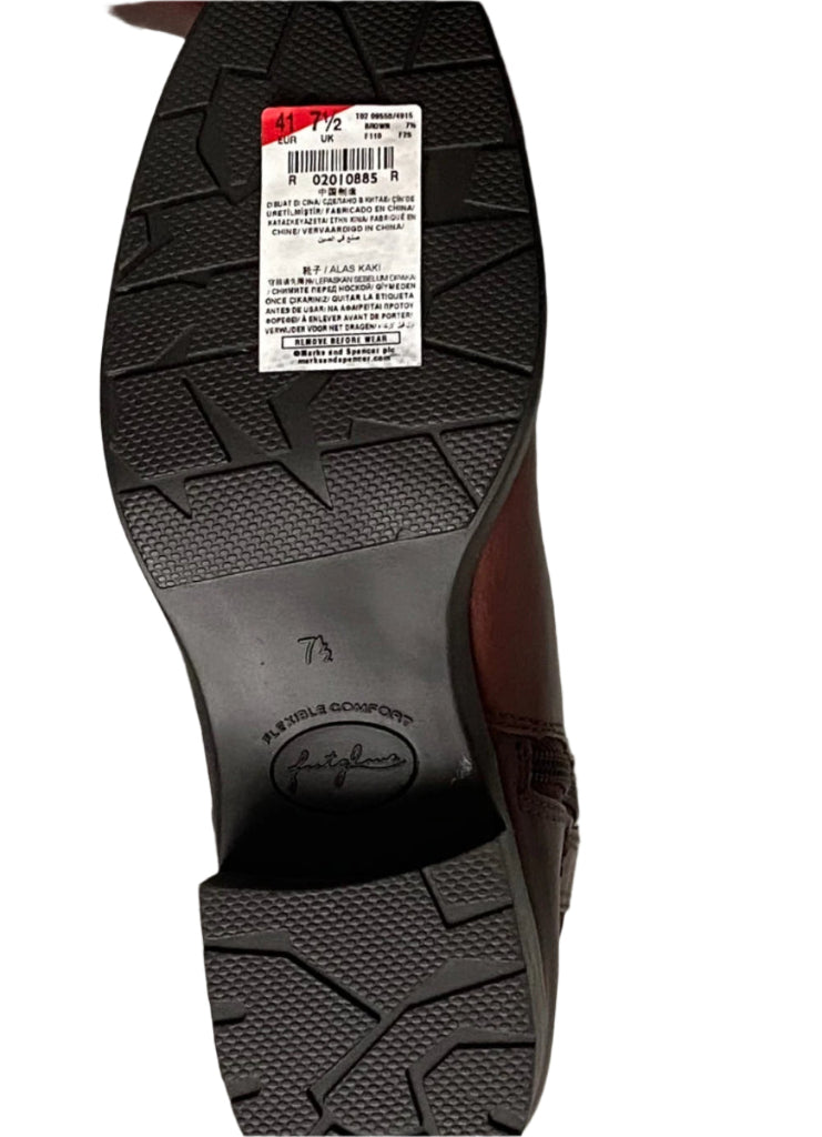 M&S Footglove Leather Boots - UK7.5