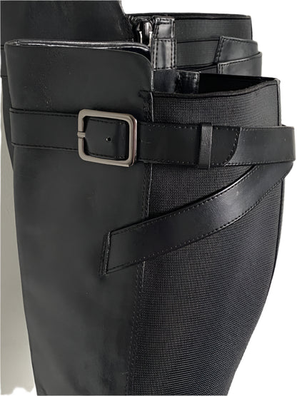 Clarks Black Leather Boots - Size UK6