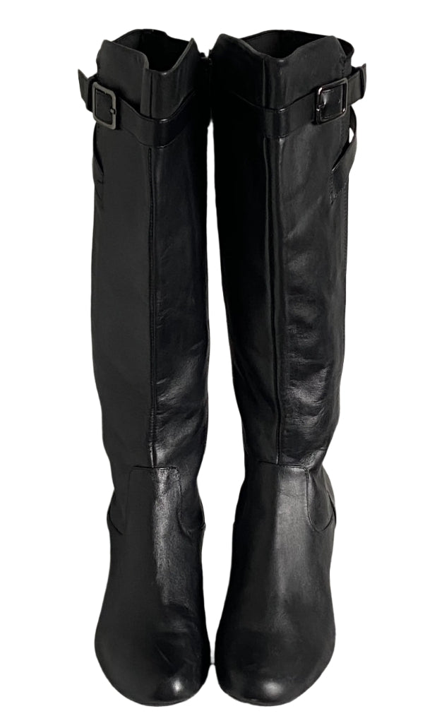 Clarks Black Leather Boots - Size UK6