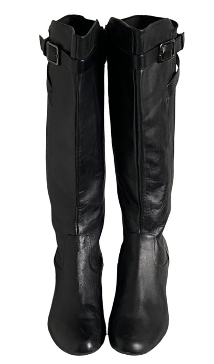 Clarks Black Leather Boots - Size UK6