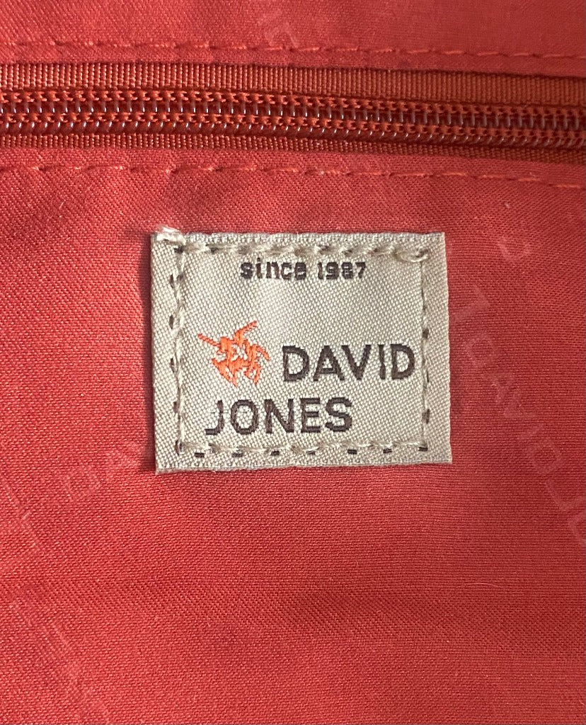 David Jones Black Leather Bag NEW