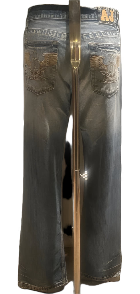 Armani Jeans Vintage Stonewash Jeans - Rear