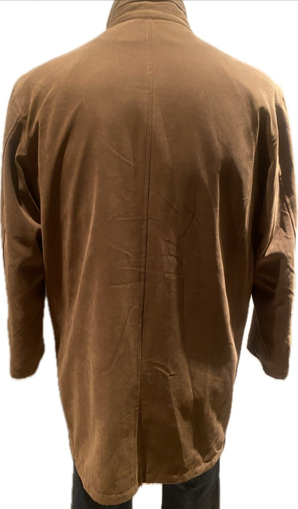 Hugo Boss Brown Moleskin Coat - size L