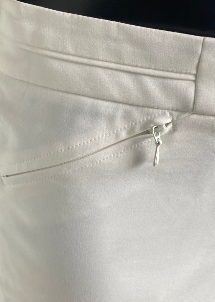 Next White Trousers - Pocket Detail