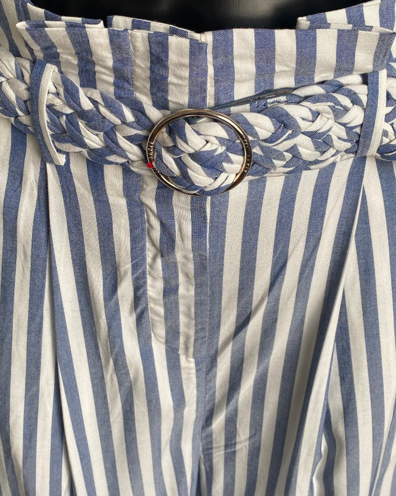 Ted Baker Striped Trousers - Belt Detail