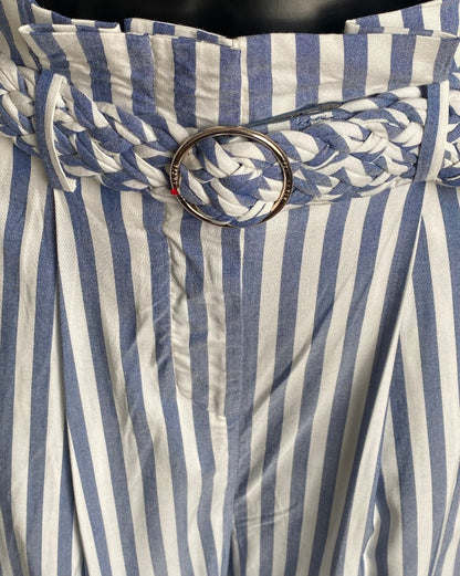 Ted Baker Striped Trousers - Belt Detail