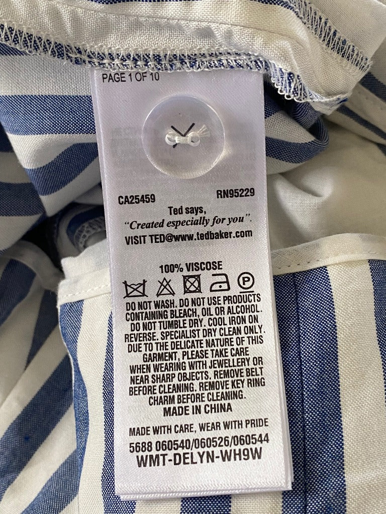 Ted Baker Striped Trousers - Wash Label