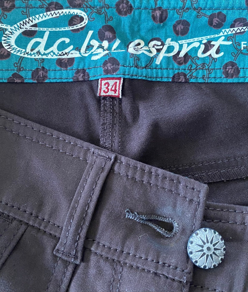 EDC Brown Shorts Size UK8 - NEW with tags