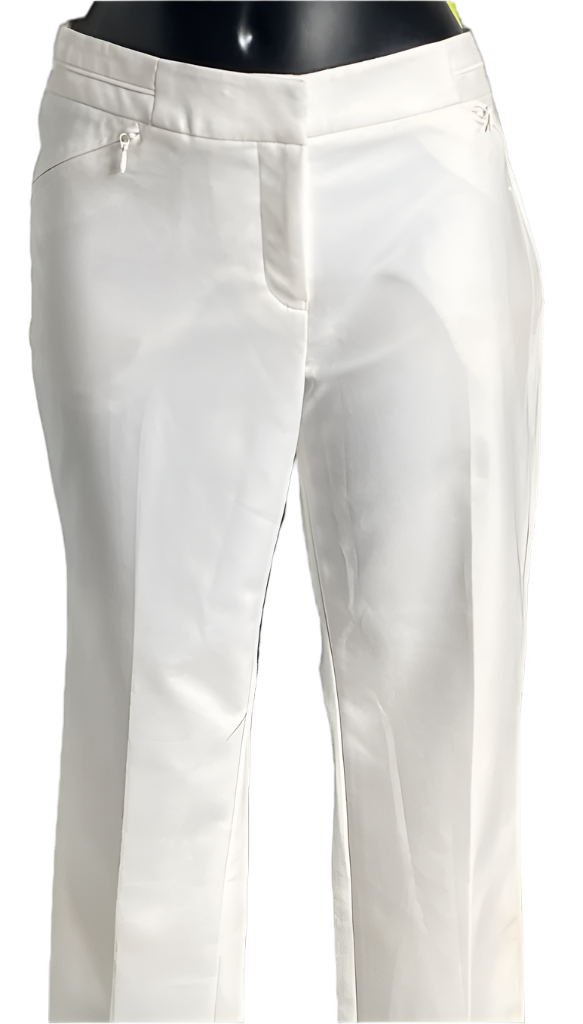 Next White Trousers - Size UK12