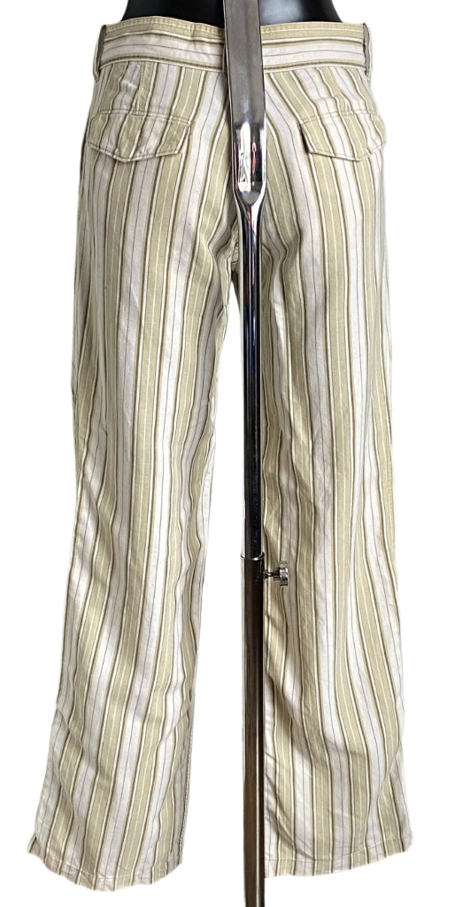 Polo Cream-Khaki Linen Trousers - UK10
