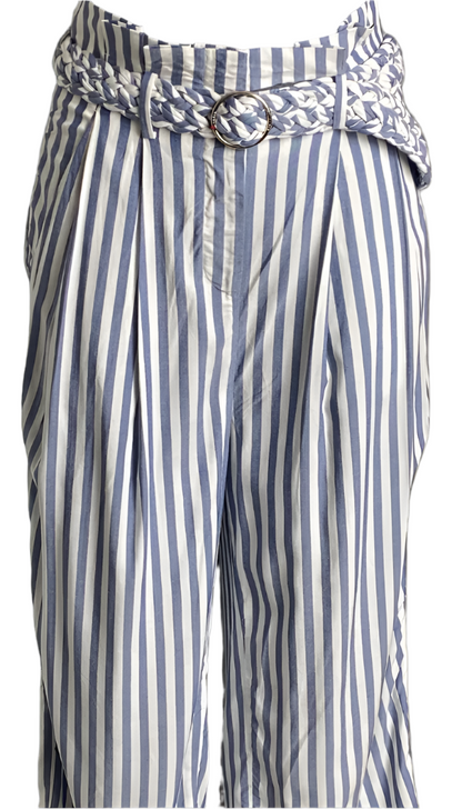 Ted Baker Blue/White Striped Trousers - UK8