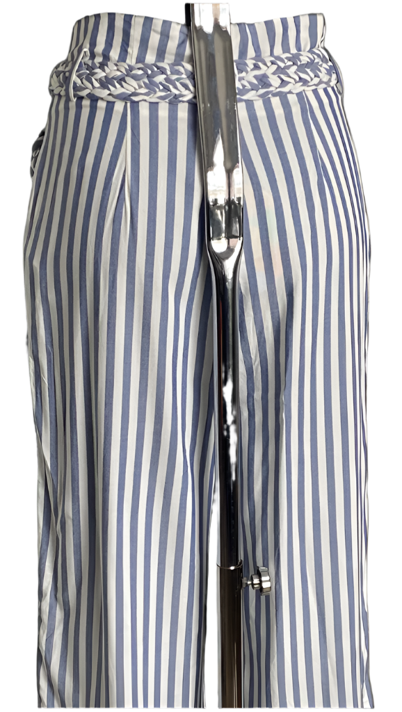 Ted Baker Blue/White Striped Trousers - UK8