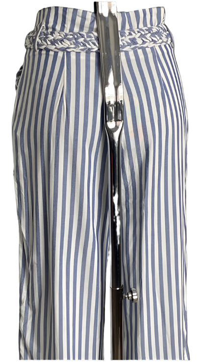 Ted Baker Blue/White Striped Trousers - UK8