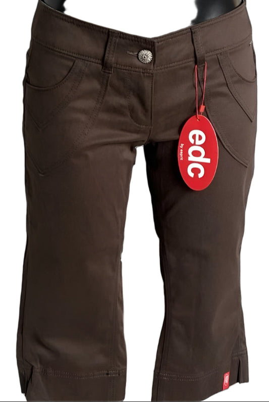 EDC Brown Shorts Size UK8 - NEW with tags