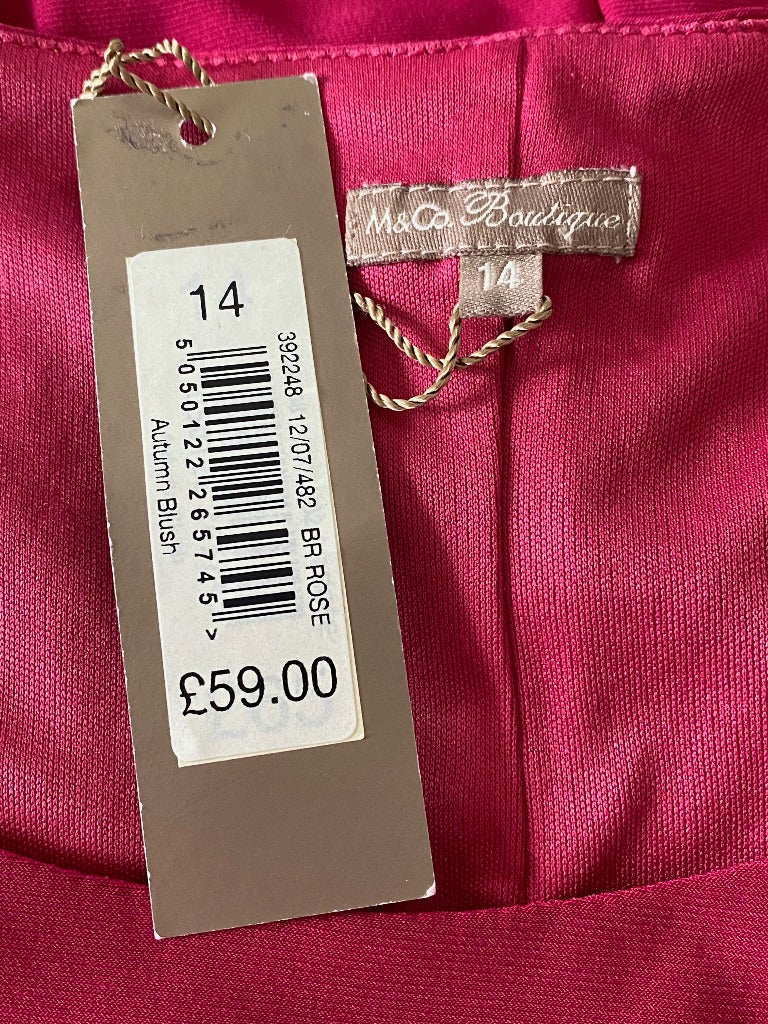 M&Co. Boutique Red Dress UK 14 - RRP