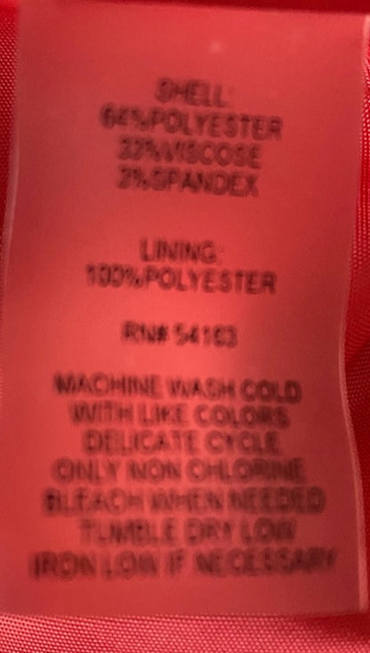 Calvin Klein Red Jacket - Size UK8 - Pre-loved