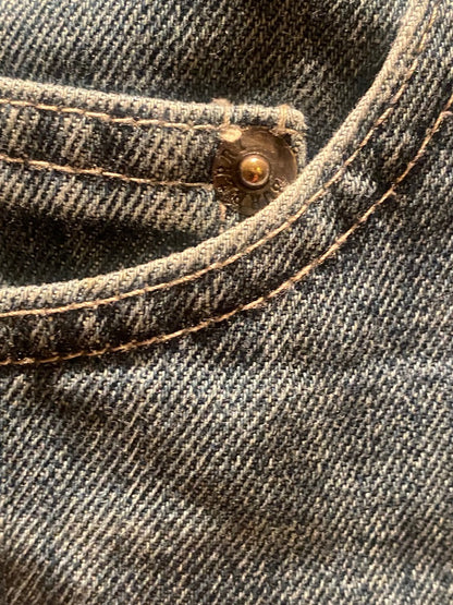 Vintage Styled Burberry Jeans - W34R - Rivet Detail