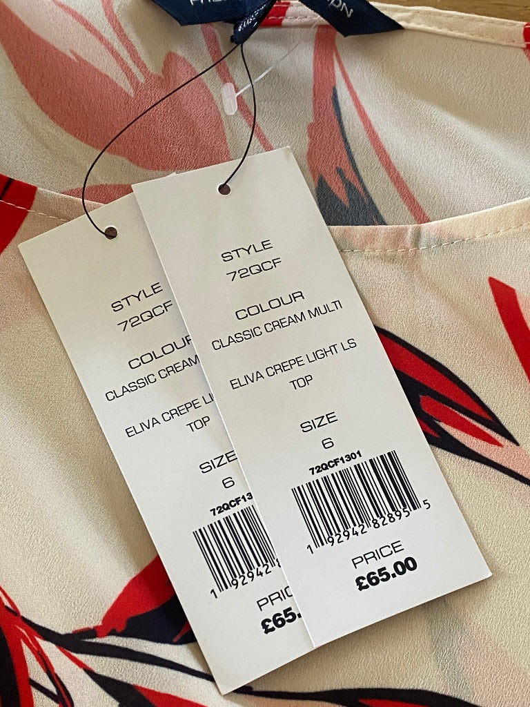 French Connection Top - Price Tags