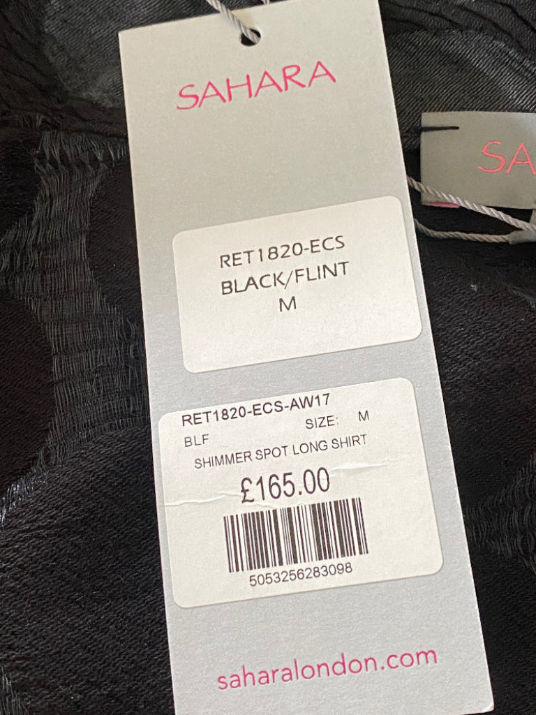 Sahara London Black Long Shirt - Tags
