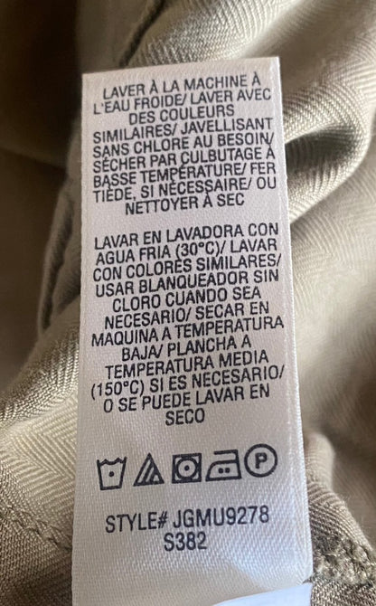 Juicy Couture Khaki Trousers - Wash Label