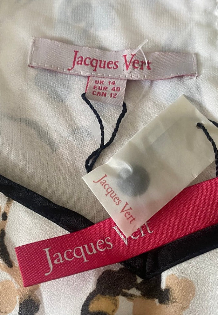 Jacques Vert Chiffon Top - UK14 - New Tags