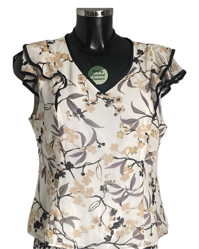 Jacques Vert Chiffon Top - UK14