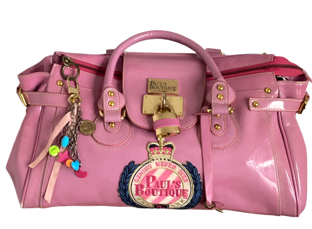 PAUL'S BOUTIQUE Vintage Retro Pink Bag