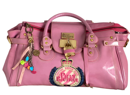 PAUL'S BOUTIQUE Vintage Retro Pink Bag