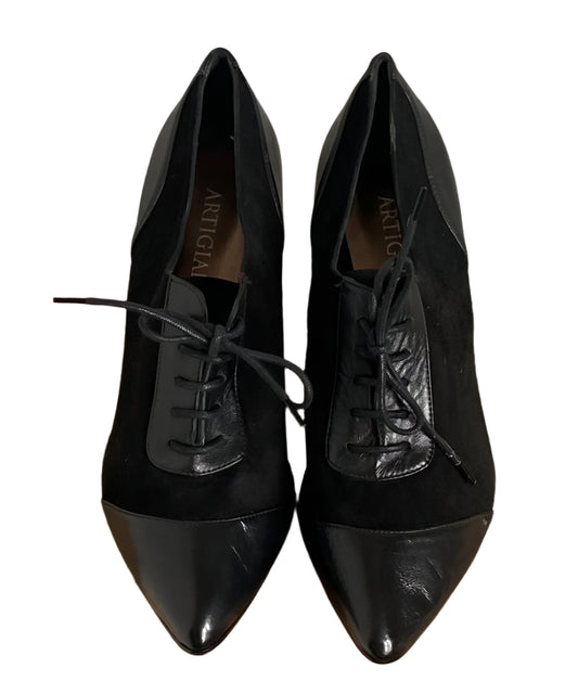 ARTIGIANO Black Leather Shoes - UK6