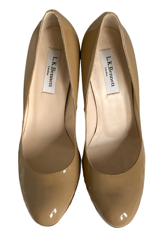 LK Bennett Beige Shilo Leather Shoes - UK 4.5