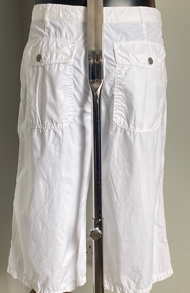 Armani Jeans White Cotton Shorts - Size W40 
