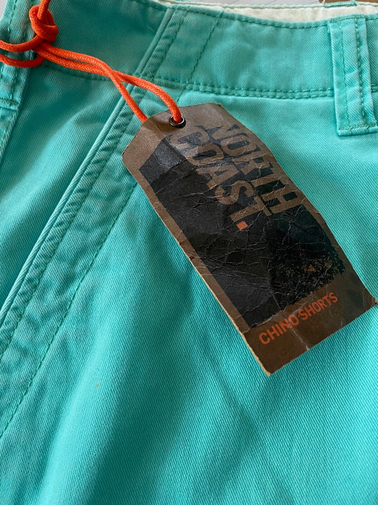 North Coast Green Chino Shorts - Tags