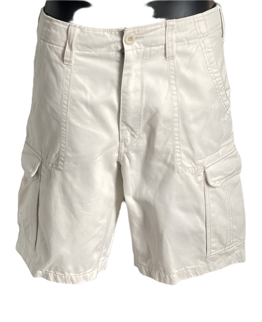 BODEN Cream Cargo Shorts W32