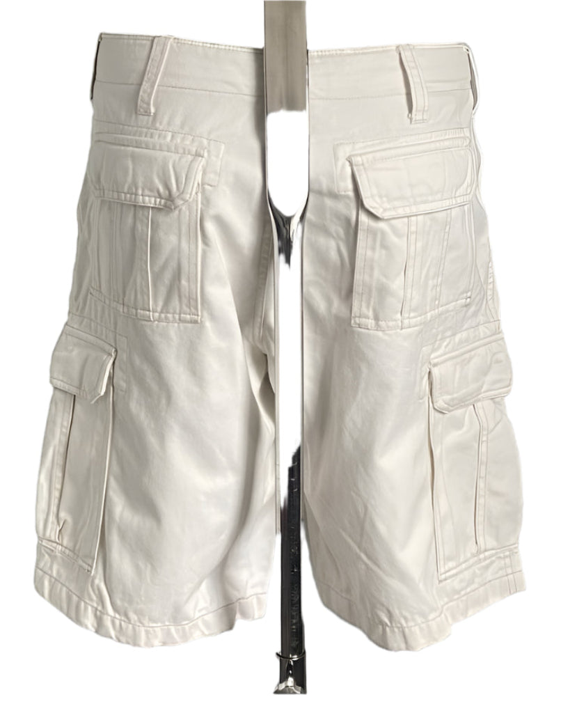 BODEN Cream Cargo Shorts W32