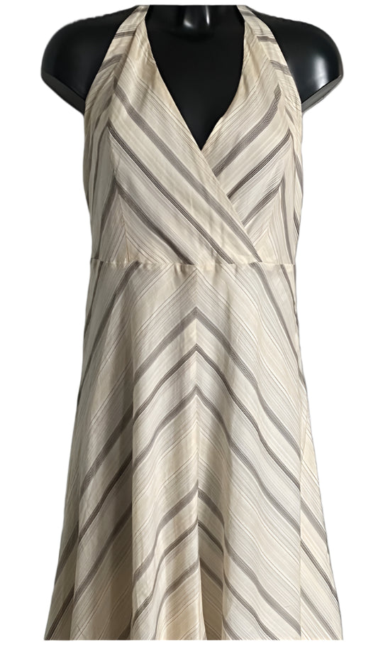 MEXX Cream Halter Neck Dress - UK16