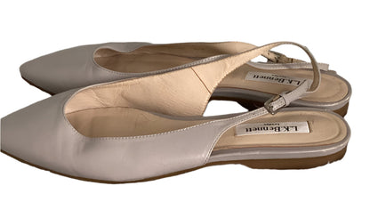 L.K. BENNETT Grey Leather Sandals - UK6 