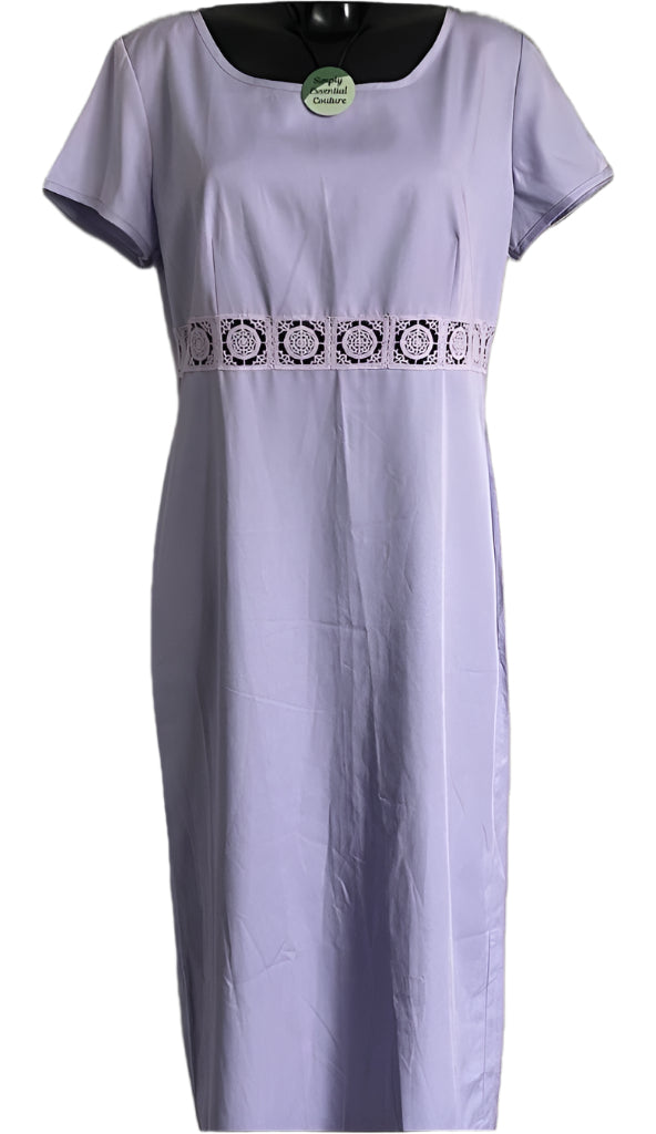 TOGETHER Lilac Maxi Dress - Size UK 16