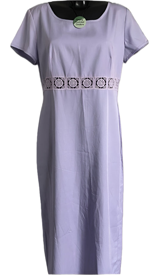 TOGETHER Lilac Maxi Dress - Size UK 16