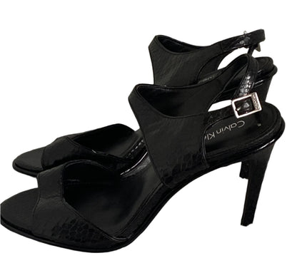 CALVIN KLEIN Black Sandals - UK5