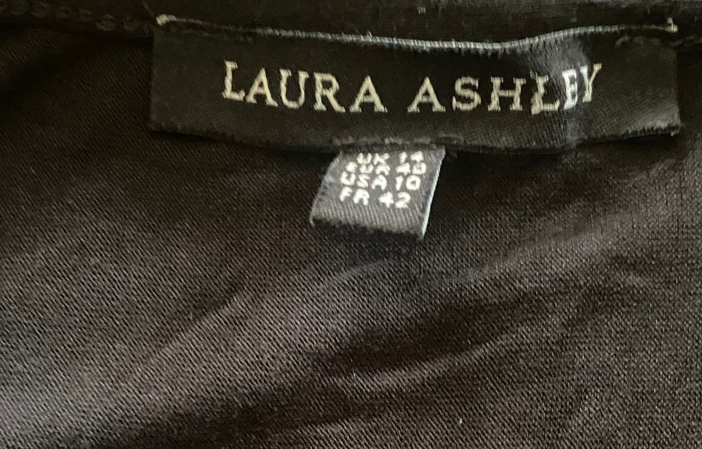 LAURA ASHLEY Black Dress - UK14