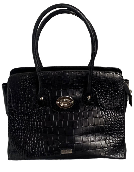 OSPREY LONDON Black Leather Bag