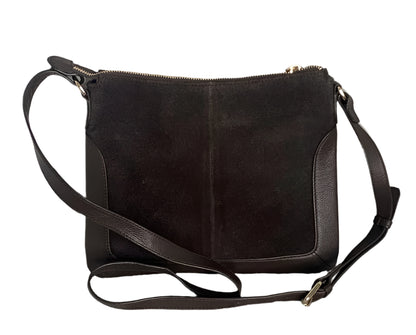OSPREY LONDON Brown Suede Bag