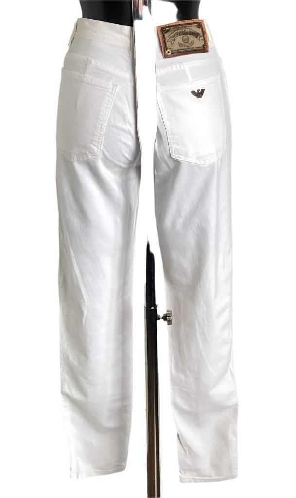 ARMANI JEANS White Jeans - UK10