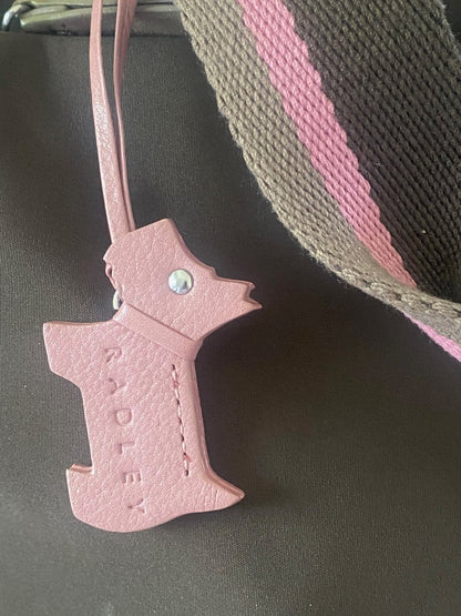 RADLEY Brown and Pink Canvas Bag Dog