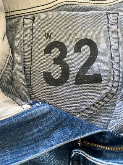 Superdry Blue Denim Skirt - UK14