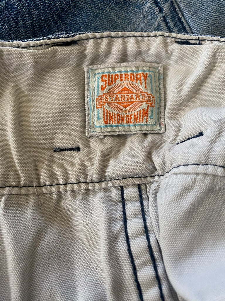 Superdry Blue Denim Skirt - UK14